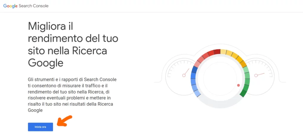 Accesso alla Google Search Console